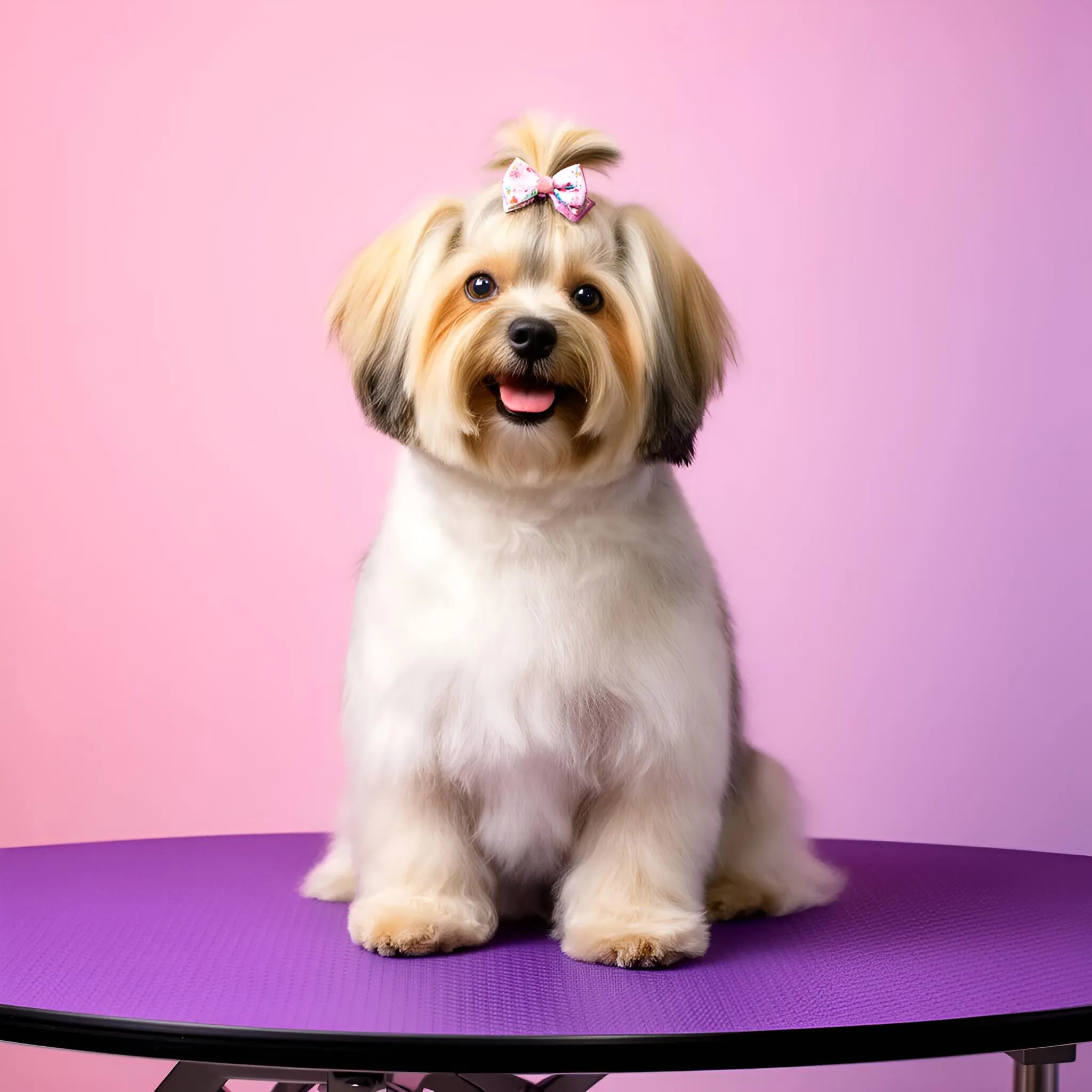 Beautifully groomed dog at Fancy Paws Pet Grooming